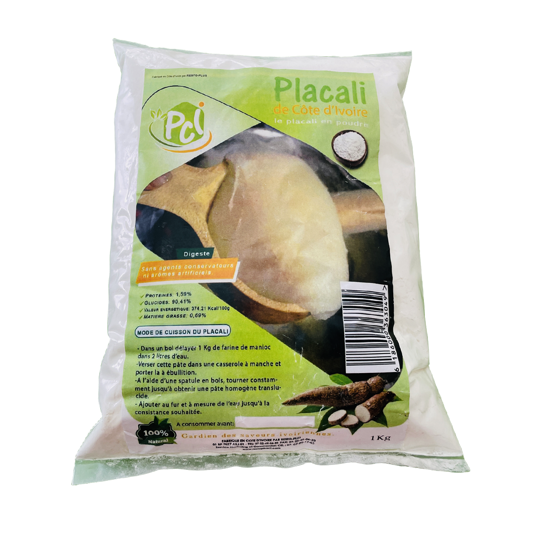 Placali déshydraté